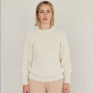 cream colored sister Katie sweater
